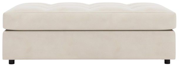 Bernhardt Nest Bernhardt Living Brown 56" Leather Ottoman-0