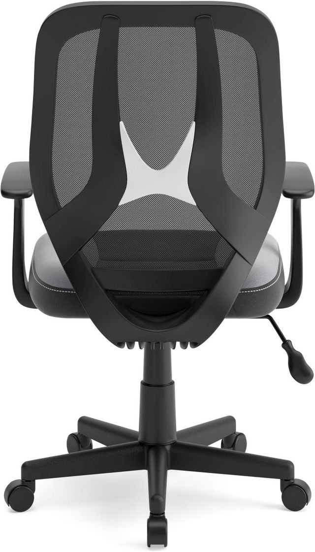 Signature Design by Ashley® Beauenali Light Gray/Black Office Desk Chair with Black Mesh Back-1