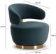 TOV Furniture Austin Dark Teal Swivel Accent Chair-2