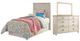 Signature Design by Ashley® Willowton 3-Piece Whitewash Twin Youth Panel Headboard Bed Set-0
