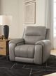 Signature Design by Ashley® Real Moments Ash Power Recliner with Audio Seating-1