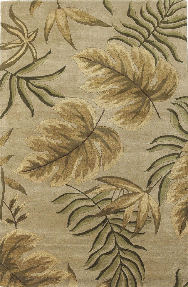 KAS Rugs Havana Sand Fauna 5'x8' Rug-0