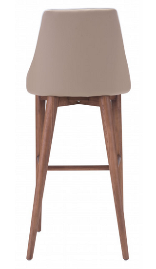 Zuo® Modern Moor Beige Bar Chair-1