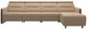 Stressless® by Ekornes® Emily Beige Power Reclining Chaise Sofa with Wood Base-0