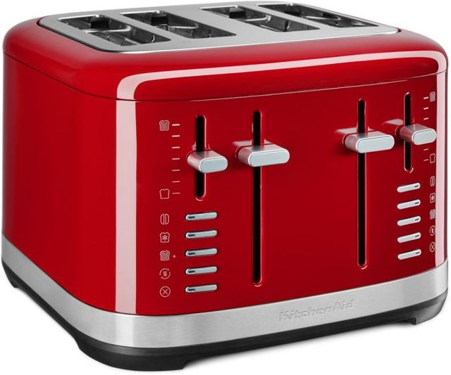 KitchenAid® 4 Silce Empire Red Toaster -0