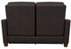 La-Z-Boy® Quinault Dark Chocolate Leather Power Reclining Loveseat with Headrest-4