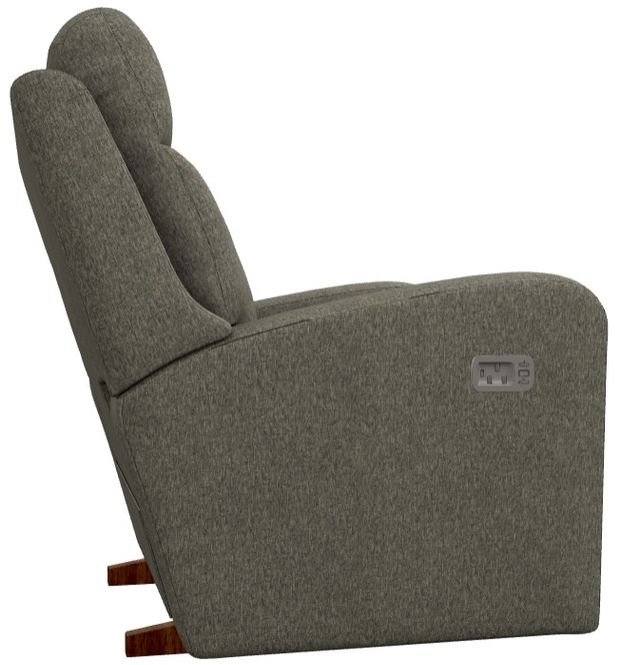 La-Z-Boy® Emmons Granite Power Rocking Recliner with Headrest-2