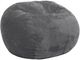 CordaRoy's® Gray Plush Corduroy King Bean Bag-0