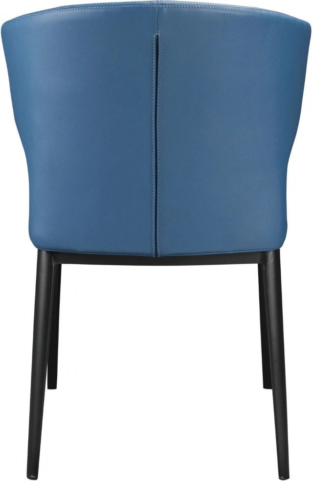 Moe's Home Collection Delaney 2-Piece Sky Blue Dining Side Chair Set-2