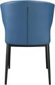 Moe's Home Collection Delaney 2-Piece Sky Blue Dining Side Chair Set-2