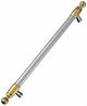 Bertazzoni Heritage Series Stainless Steel Dishwasher Handle Kit with Gold Finials-0