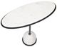 Uttermost® Morro White Side Table with Black Frame-5
