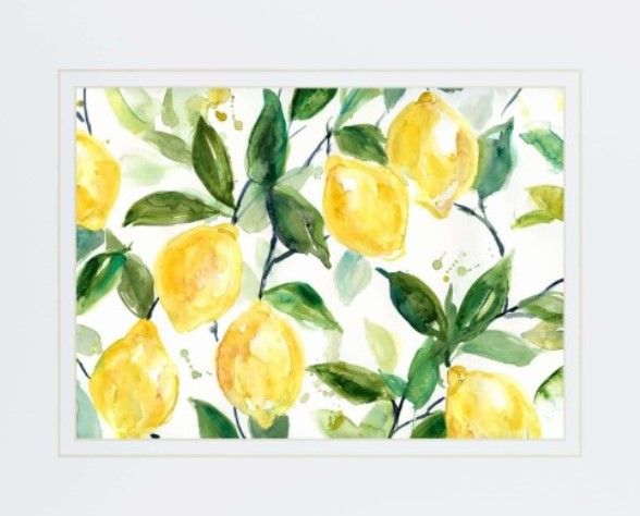 Classy Living Carol Robinson Lemony Branches Wall Art-2
