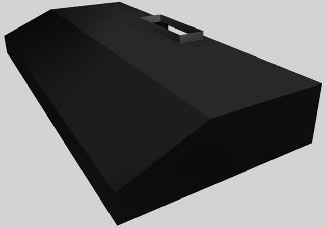 Vent-A-Hood® K Series 42" Black Under Cabinet Range Hood-2