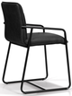 Korson Furniture Sanny Black Arm Chair-3