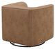 Emerald Home Whirlaway Saddle Brown Swivel Accent Chair-4