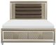 Mazin Furniture Loudon Champagne Eastern King Platform Bed-0