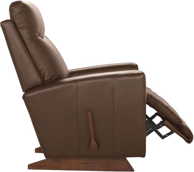 La-Z-Boy® Kodie Cognac Leather Manual Rocking Recliner-4