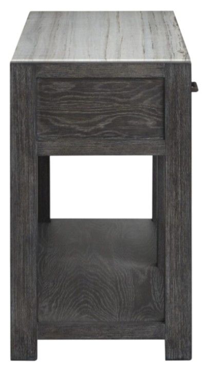 Magnussen Home® Plum Creek Black Rectangular Sofa Table-3