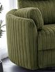 Furniture of America® Belper Olive Green Power Glider Recliner with Swivel-2