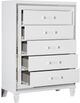 Homelegance® Tamsin White Metallic Chest-3