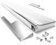 Whirlpool® 6" White Slide-in Range Backsplash-0