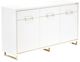 Michael Amini® Palm Gate Cloud White Sideboard and Mirror-2
