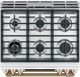 Café™ 30" Matte White Slide In Dual Fuel Range-4