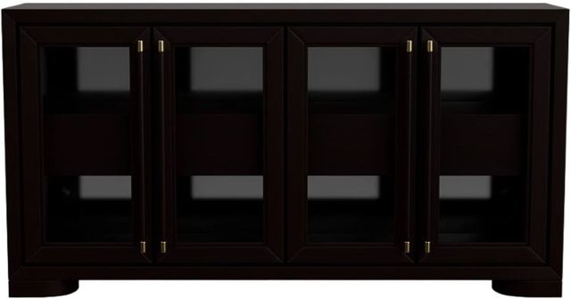 Riverside Furniture Lydia Dark Cabernet Display Sideboard-1