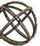 A & B Home Lowley 3-Piece Brown Deco Ball Wall Decor Set-2