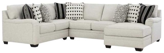 Signature Design by Ashley® Huntsworth 4-Piece Dove Gray Sectional with Chaise