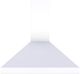 Vent-A-Hood® 36" White Wall Mounted Range Hood-0