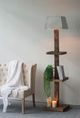 A & B Home Urban Industrial Natural Floor Lamp-4