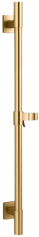 KOHLER® Awaken® Vibrant Brushed Moderne Brass 30" Deluxe Slide Bar-0