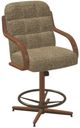 Chromcraft Customizable Ryland Metal Swivel Tilt Counter Height Dining Stool-0