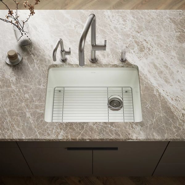 KOHLER® Riverby® Dune 27" Undermount Single-Bowl Kitchen Sink-1
