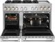 JennAir® RISE™ 48" Stainless Steel Pro Style Dual Fuel Range-2
