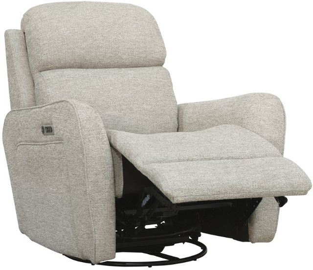 Parker House® Quest Muslin Swivel Recliner-2