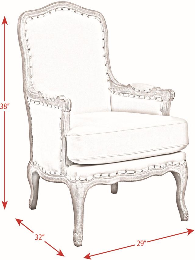 Elements International Artesia Midtown Light Blue Arm Chair-1