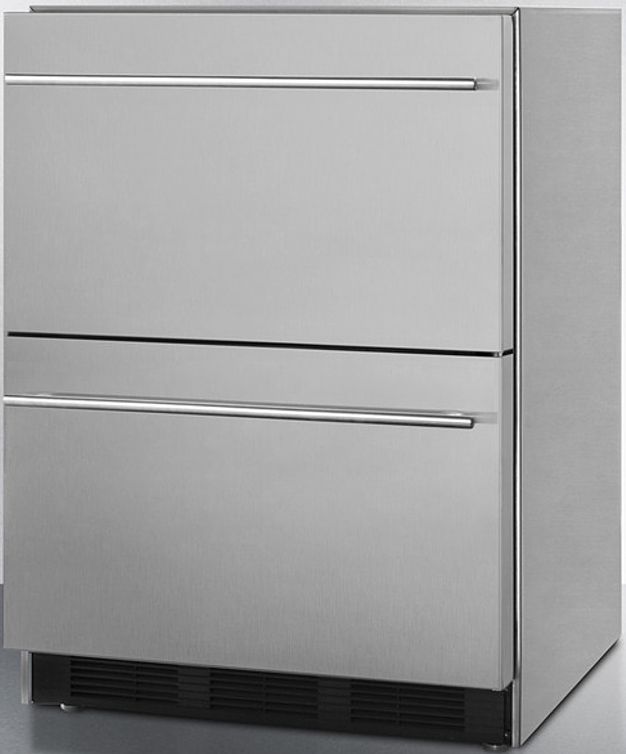 Summit® 3.0 Cu. Ft. Stainless Steel Refrigerator Drawers-1
