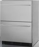 Summit® 3.0 Cu. Ft. Stainless Steel Refrigerator Drawers-1