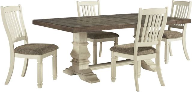 Signature Design by Ashley® Bolanburg 5-Piece Antique White Dining Room Set-0