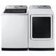WA54CG7105AW | DVE55CG7100W - Sasung Top Load Laundry Pair with 5.4 cu. ft. Washer with ActiveWave Agitator and 7.4 cu. ft. Steam Sanitize Electric Dryer PLUS a FREE $100 Furniture Gift Card!-0