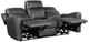 Homelegance® Kellen Smoky Gray Double Power Reclining Sofa-4