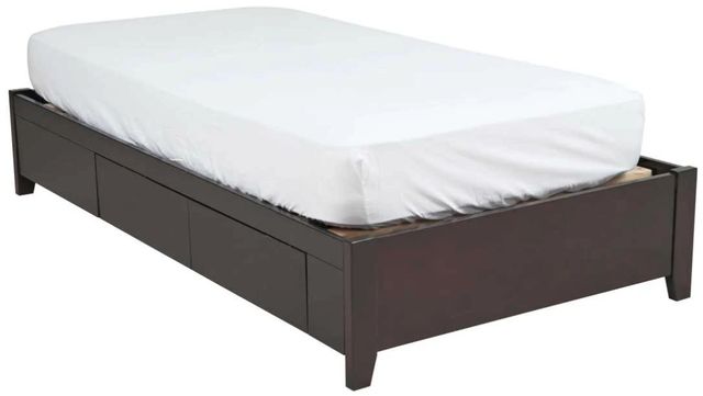 Modus Furniture Nevis Espresso King Simple Storage Bed-0
