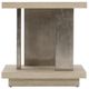 Bernhardt Solaria Dune Side Table with Aluminum Leg -4