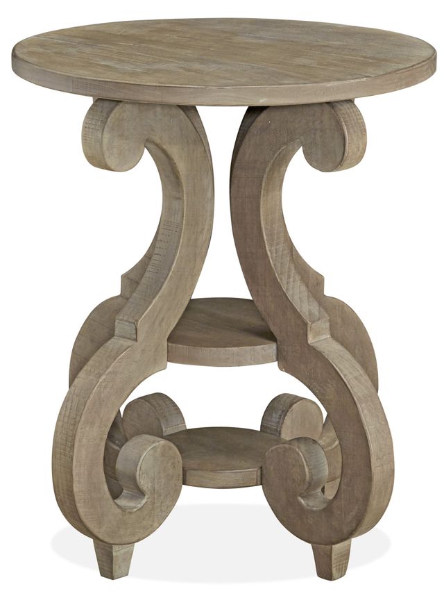 Magnussen Home® Tinley Park Dovetail Grey Accent End Table-1