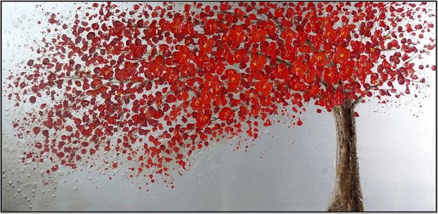 Classy Art Style 10 Hand Painted Textured Canvas with Foil Wall Art-0