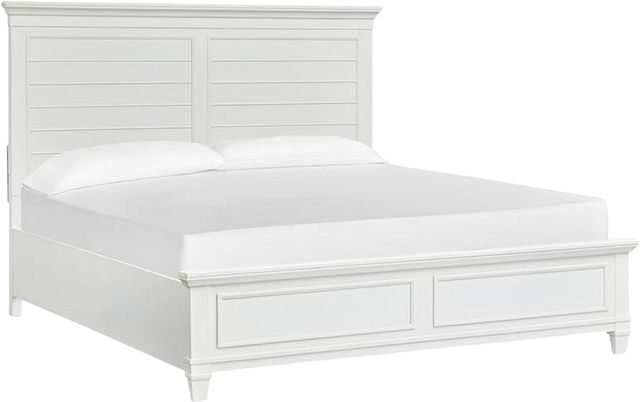 Magnussen Home® Charleston White Dove Queen Panel Bed-0