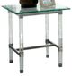 Furniture of America® Tuva Chrome End Table-0